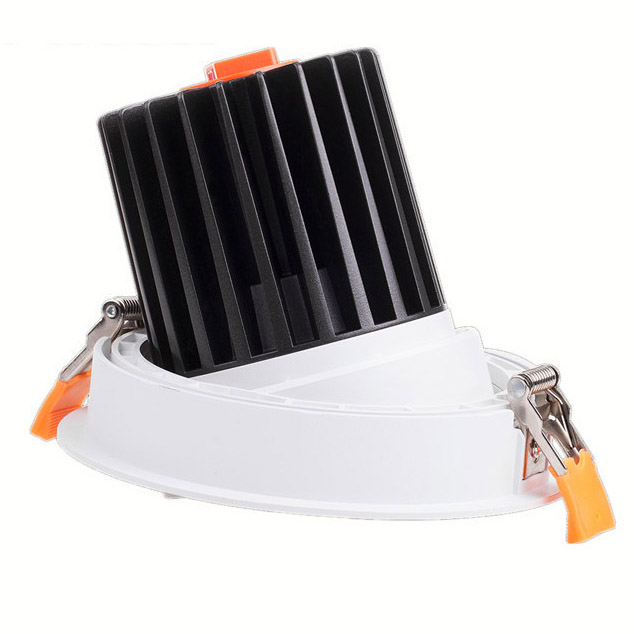 6.3in 30W LED COB Ceiling Light - Flush Mount LED Downlight - 120W Equivalent - 360°Rotation-Anti-glare Cover - 2400 Lumens 6.3in 30W LED COB Ceiling Light - Flush Mount LED Downlight - 120W Equivalent - 360°Rotation-Anti-glare Cover - 2400 Lumens
